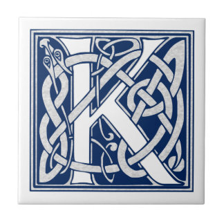 Celtic K Monogram Tegeltje