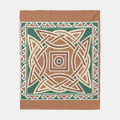 Celtic Kells Fleece Deken (Voorkant)