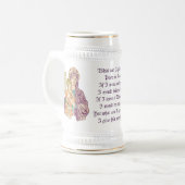 Celtic Kerstmis Madonna Bierpul (Voorkant links)