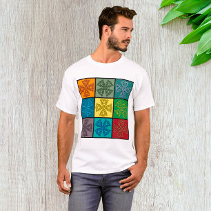 Celtic Knoopkruis Patroon Pop Art T-shirt