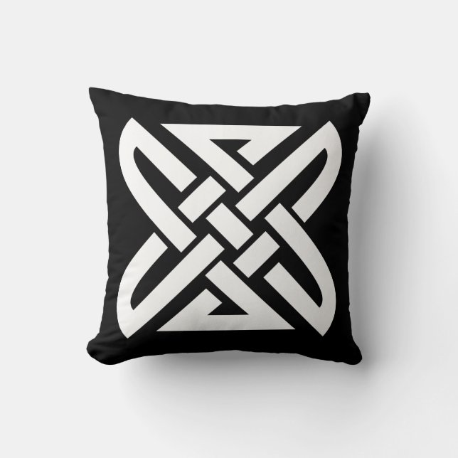 Celtic Knot 4-punts Kussen (Voorkant)