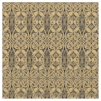 Celtic Knot Animals Lindisfarne Pattern Stof
