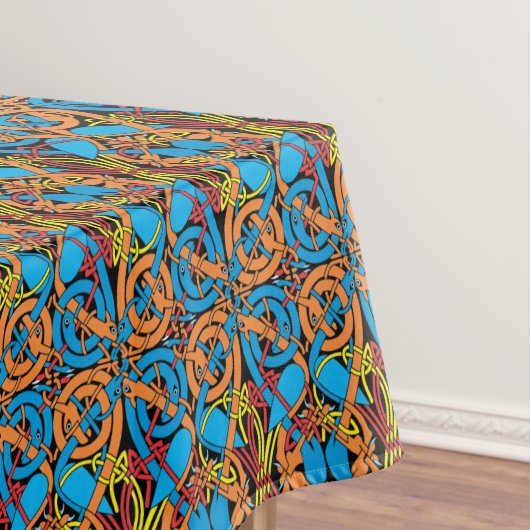 Celtic Knot Animals Lindisfarne Pattern Tafelkleed (Voorbeeld)
