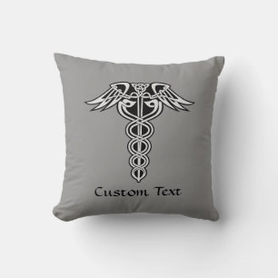 Celtic Knot Caduceus Kussen