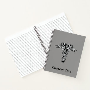 Celtic Knot Caduceus Notitieboek