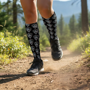 Celtic Knot Claddagh Athletic Crew Socks Sokken