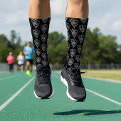 Celtic Knot Claddagh Athletic Crew Socks Sokken