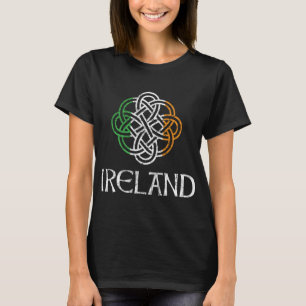 Celtic Knot Clover Ierland St Paddys Day H T-shirt