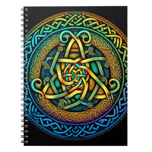 Celtic Knot Colorful Knotwork Notitieboek (Voorkant)
