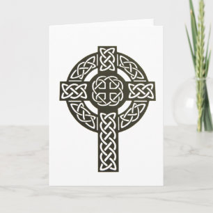Celtic Knot Cross Feestdagen Kaart