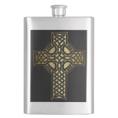 Celtic Knot Cross in Gold en Black Flacon (Voorkant)