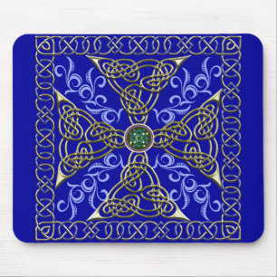 Celtic Knot Cross Mousepad Muismat