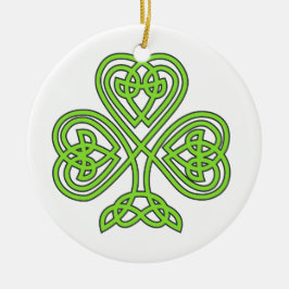 Celtic Knot Cross Tree Keramisch Ornament