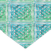 Celtic Knot - Diamond Blue White Tafelkleed (Gekanteld)