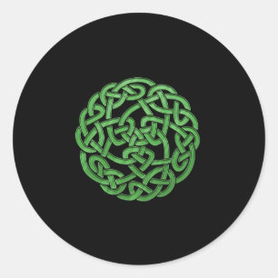 Celtic Knot Feis Wedstrijden Ierse dansers Ronde Sticker
