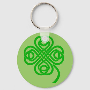 Celtic Knot four leaf clover Sleutelhanger
