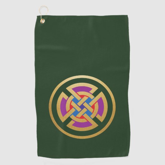 Celtic Knot Golfhanddoek (Voorkant)