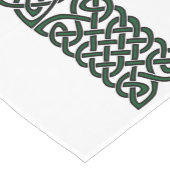 Celtic Knot green black medium table runner Tafelloper (Hoek)