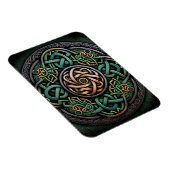 Celtic Knot Green Gold Knotwork Magneet (Rechterzijde)