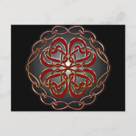 Celtic knot Hearts Briefkaart
