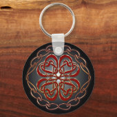 Celtic knot Hearts Sleutelhanger (Voorkant)