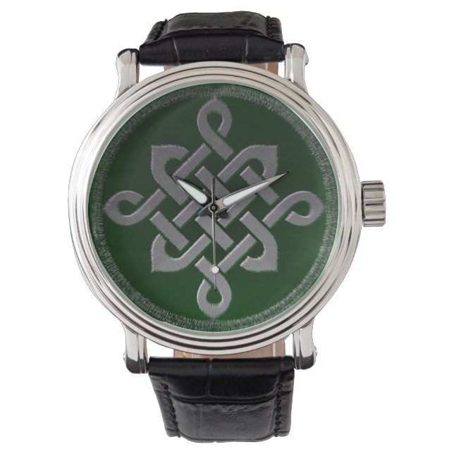 celtic knot ierland oud symbool pagan irish gre horloge (Voorkant)