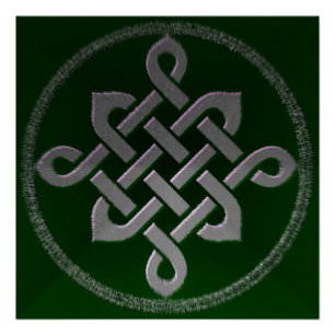 celtic knot ierland oud symbool pagan irish gre perfect poster