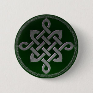 celtic knot ierland oud symbool pagan irish gre ronde button 5,7 cm