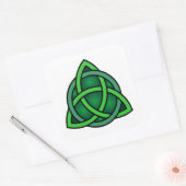 celtic knot ierland oud symbool pagan irish gre vierkante sticker (Envelop)