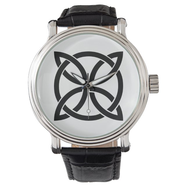 celtic knot ierland oud symbool pagan irish horloge (Voorkant)