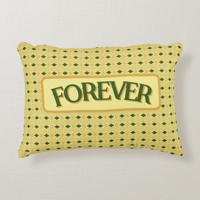 Celtic knot in gold accent kussen (Voorkant)