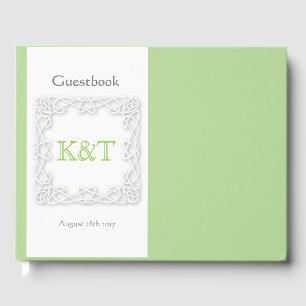 Celtic Knot Initialen - Achtergrondkleur aanpassen Gastenboek
