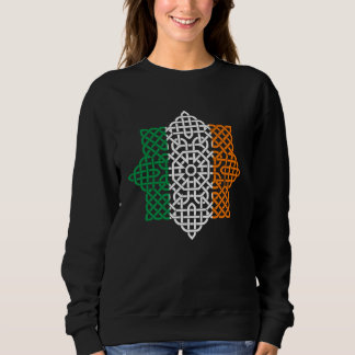 Celtic Knot Ireland Flag St Patricks Day for Men W Trui