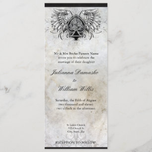 Celtic Knot Irish Urban Tattoo Wedding Invitation Kaart