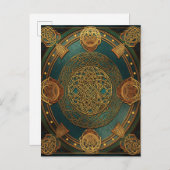 Celtic Knot Knotwork Briefkaart (Voorkant / Achterkant)