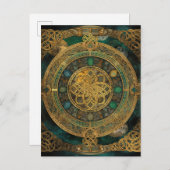 Celtic Knot Knotwork Briefkaart (Voorkant / Achterkant)