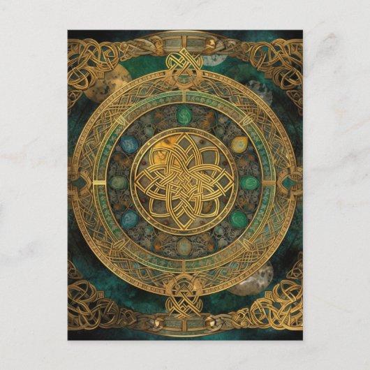 Celtic Knot Knotwork Briefkaart (Voorkant)