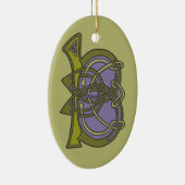 Celtic Knot letter initiaal monogram B Keramisch Ornament (Rechts)