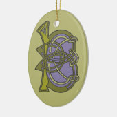 Celtic Knot letter initiaal monogram B Keramisch Ornament (Links)