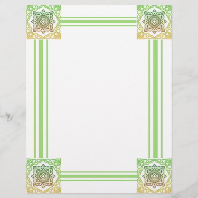 Celtic Knot Letterhead Briefhoofd (Voorkant)