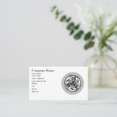 Celtic Knot met honden Visitekaartje (Staand voorkant)