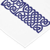 Celtic Knot navy blue table runner Korte Tafelloper (Hoek)