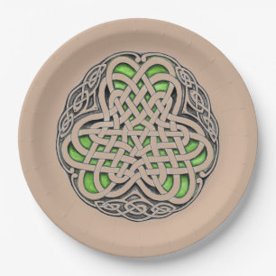 Celtic Knot Papieren Bordje