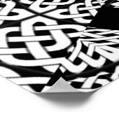 Celtic knot patroon poster (Hoek)