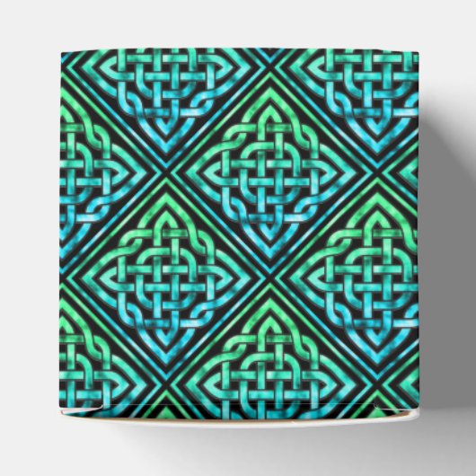 Celtic Knot Pattern Favor Box Bedankdoosjes (Bovenkant)