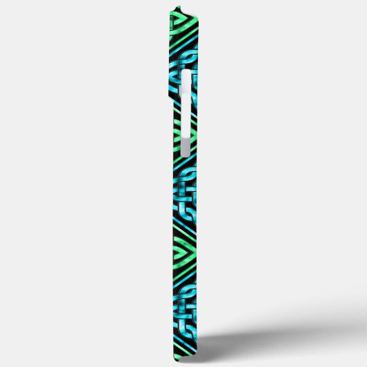 Celtic Knot Pattern iPhone 13 Pro Max Hoesje (Achterkant / Links)
