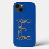 Celtic Knot Personalized E Hoesje-Mate iPhone Case (Achterkant)