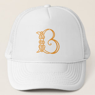Celtic Knot Personalized Initiaal B Trucker Pet