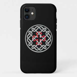 Celtic Knot Red Metallic iPhone5 Hoesje