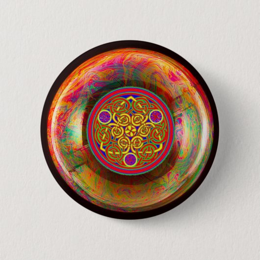  Celtic Knot Ronde Button 5,7 Cm (Voorkant)